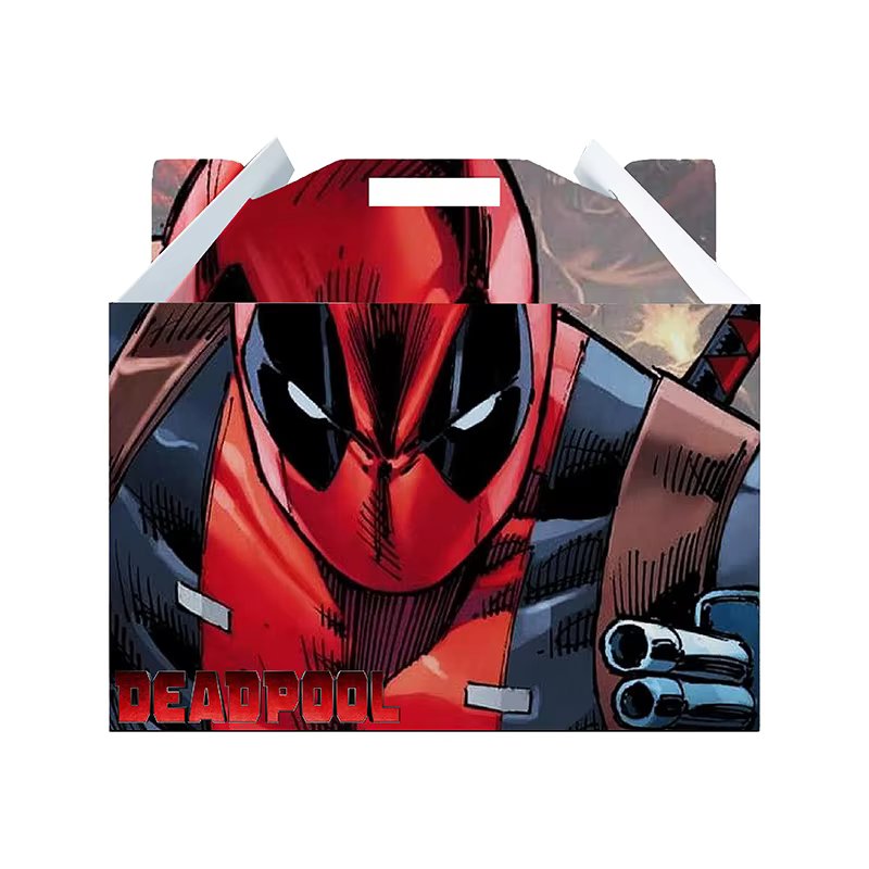 Disney Deadpool Party Favors Boxes for Kids Birthday Decor Supplies Marvel Gift Box Baby Shower Candy Box Paper Small Cake Box