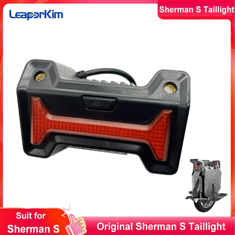 Original LeaperKim Sherman S Taillight Rear Light Spare Part for Sherman S Electric Unicycle Official LeaperKim Accessoreis