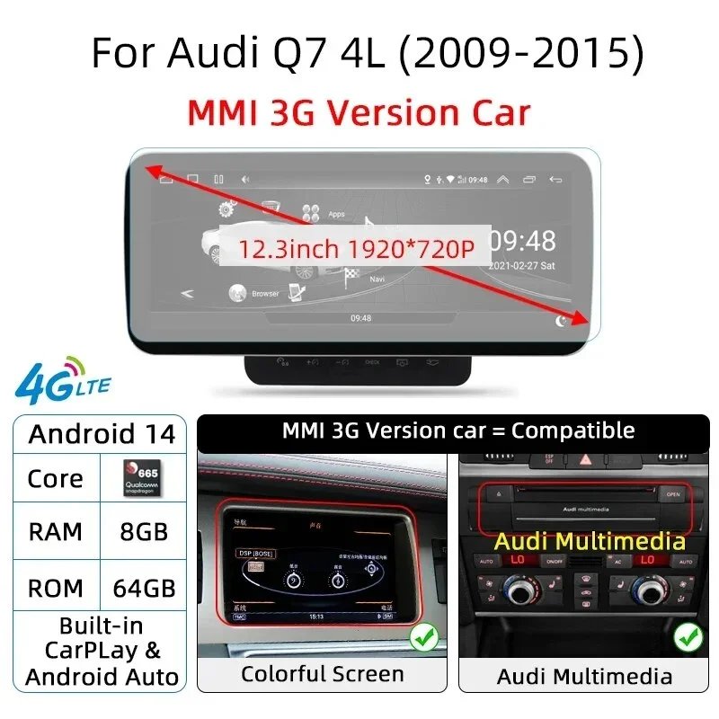 8G64 MMI 3G 09-15