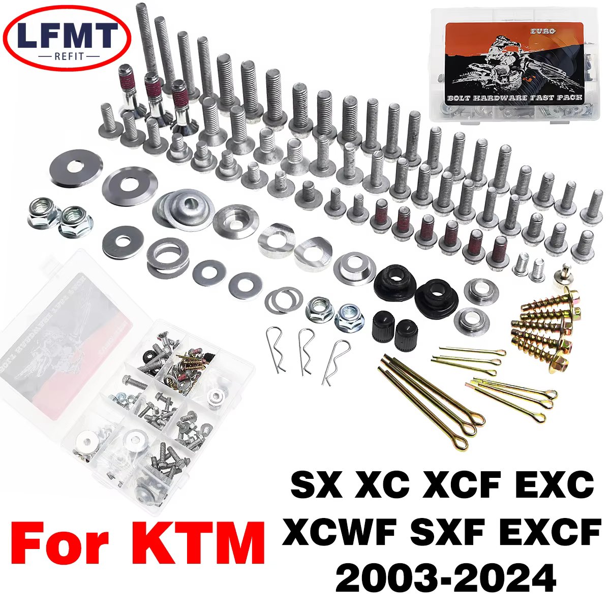 Hardware Plastics screw bolt repair rescue mending Full tool kit Fastener For KTM EXC EXC-F SX XC XC-F XCW-F SXF TPI Six Days