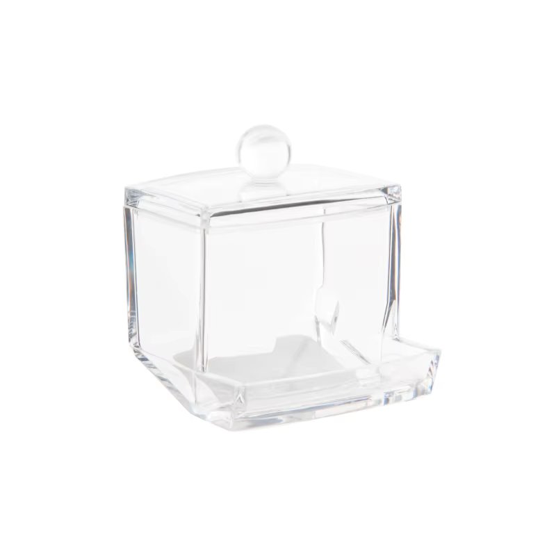 Bathroom Accessories acrylic box for organizing bath swabs 128098