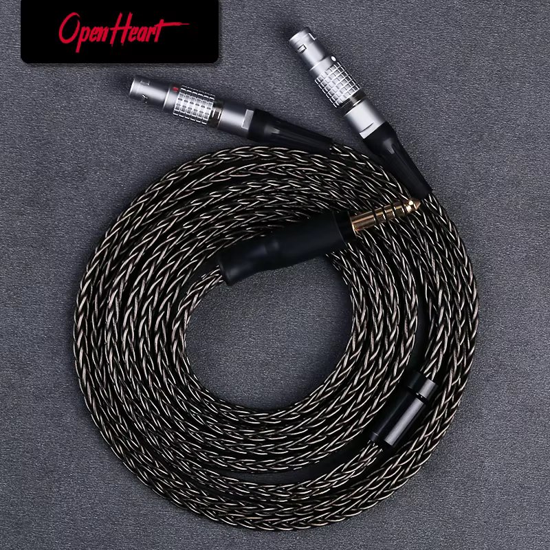 OPENHEART 16 Core Headphone Cable For Focal Utopia  4.4mm 2.5mm 6.35mm XLR Cable  2m 3m Upgrade Balanced Cable Silver Plated