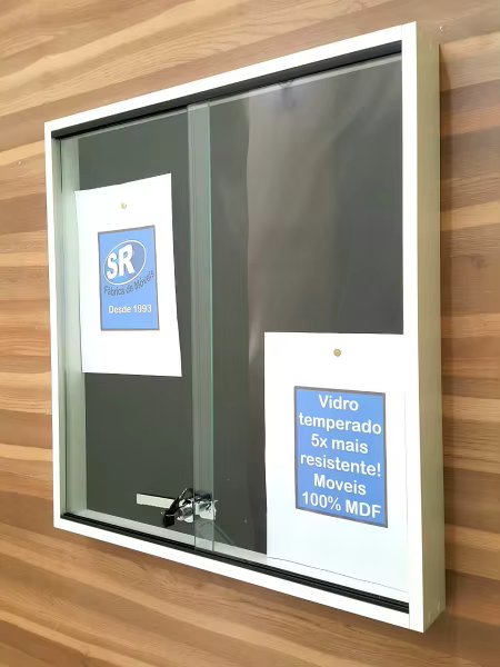 Disclaimer Display Jewelry Tempered Glass Door