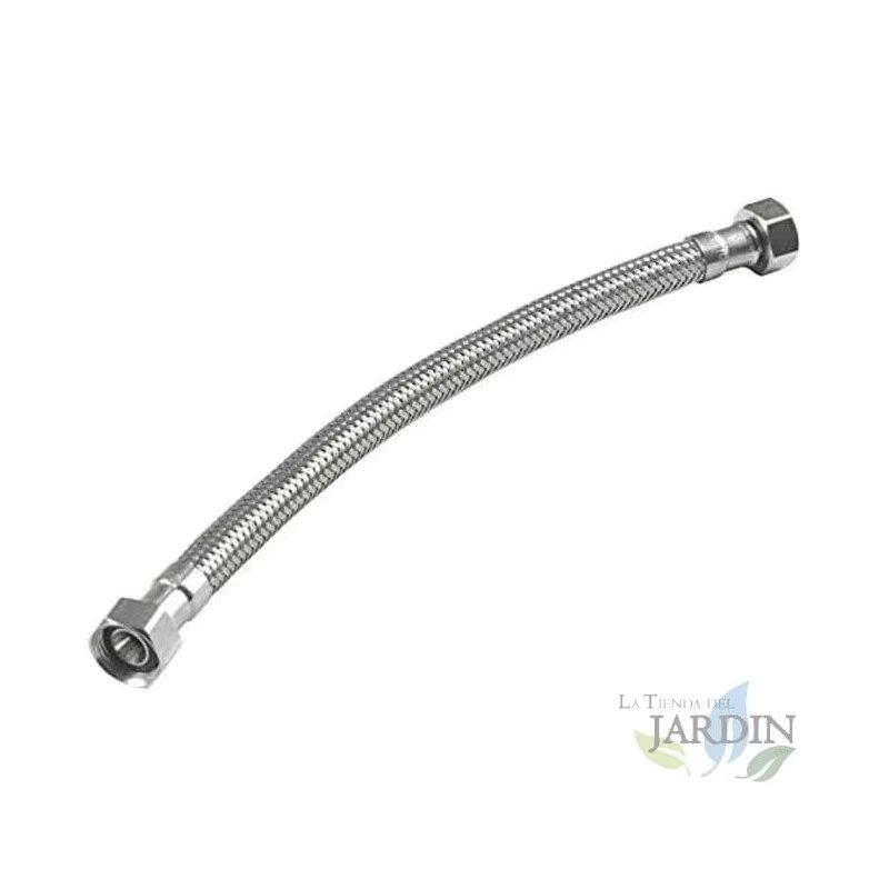 Plumbing hose 30cm, 3/4 female-3/4 female