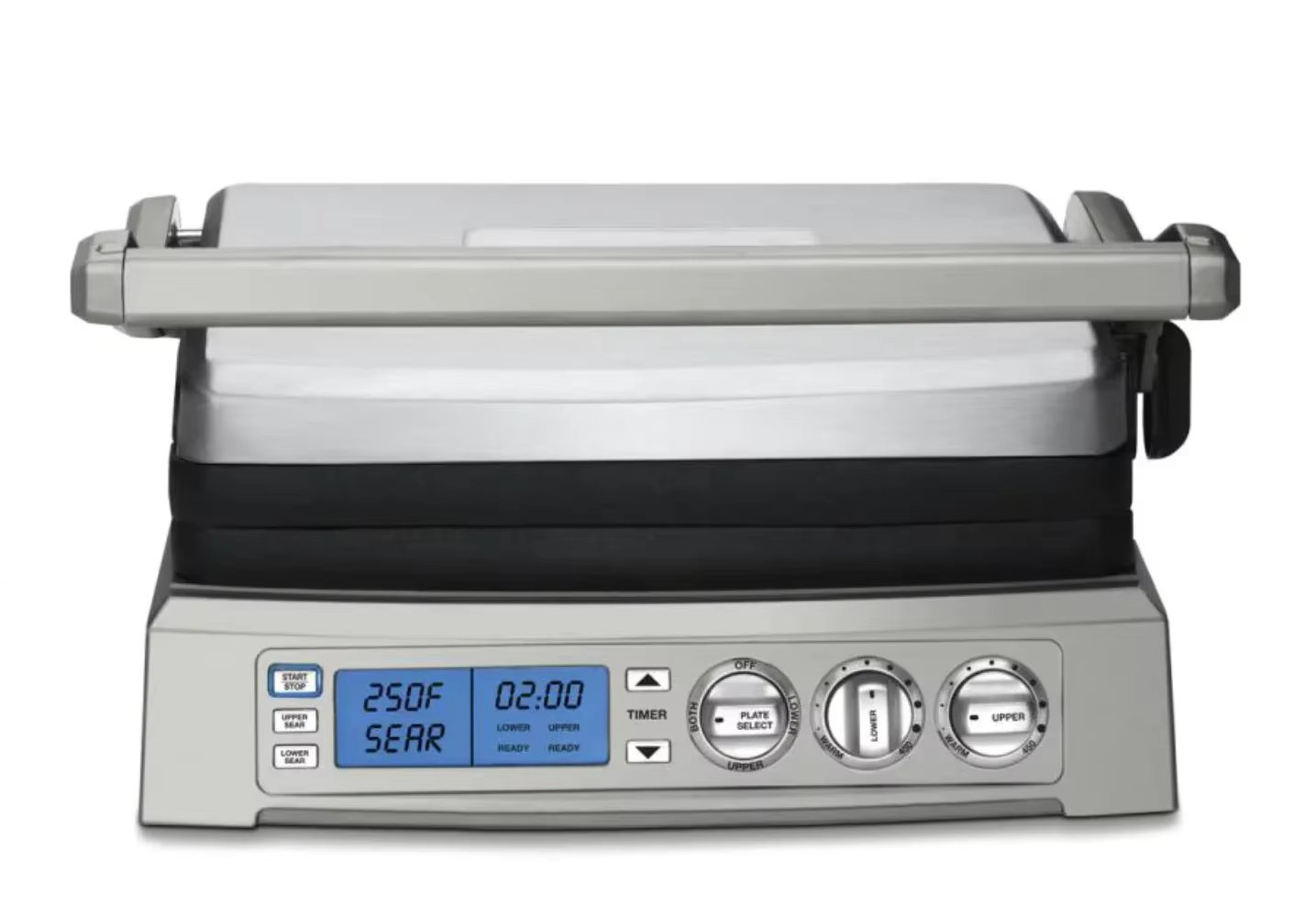 Grills Gridler Elite, Silver Grill Plate Cast Iron Grill