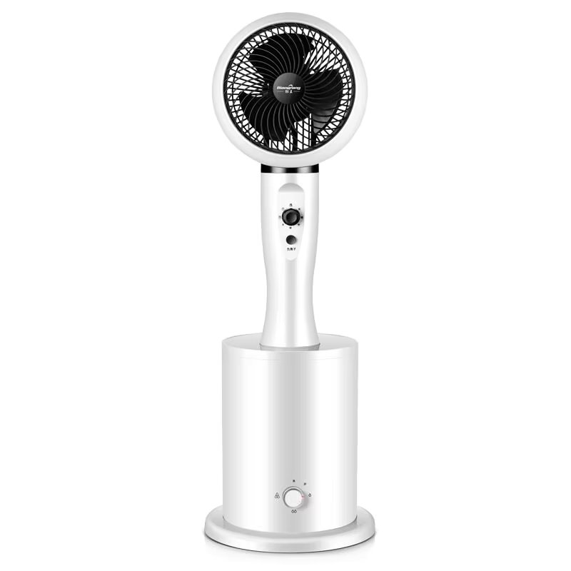 Household Water-Cooled Spray Humidifying Air Circulating Fan Electric Fan Office Mute Large Wind Floor Fan Intelligent Remote