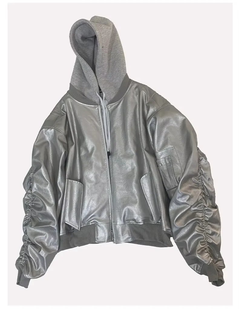 Silvery gray