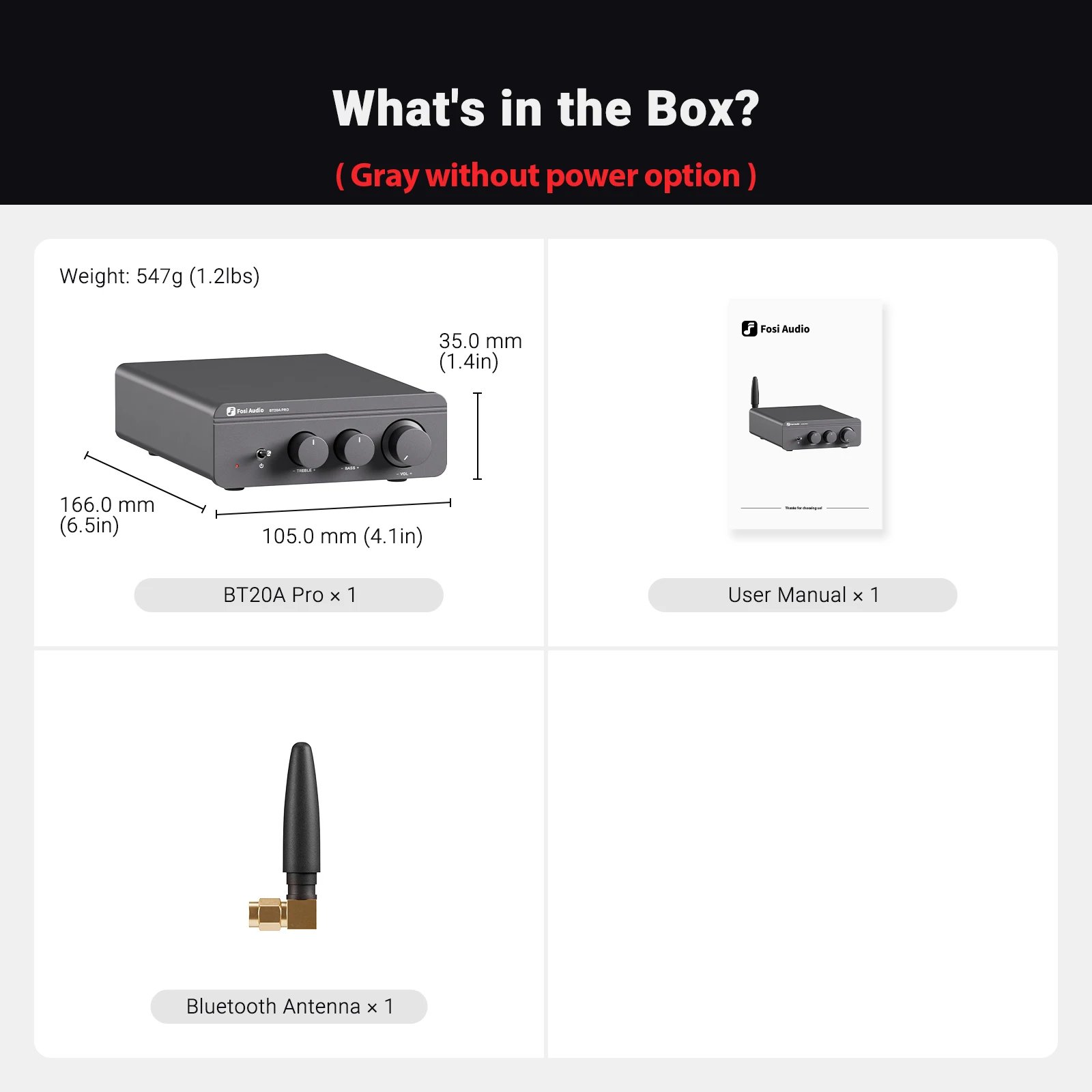 Gray no power supply