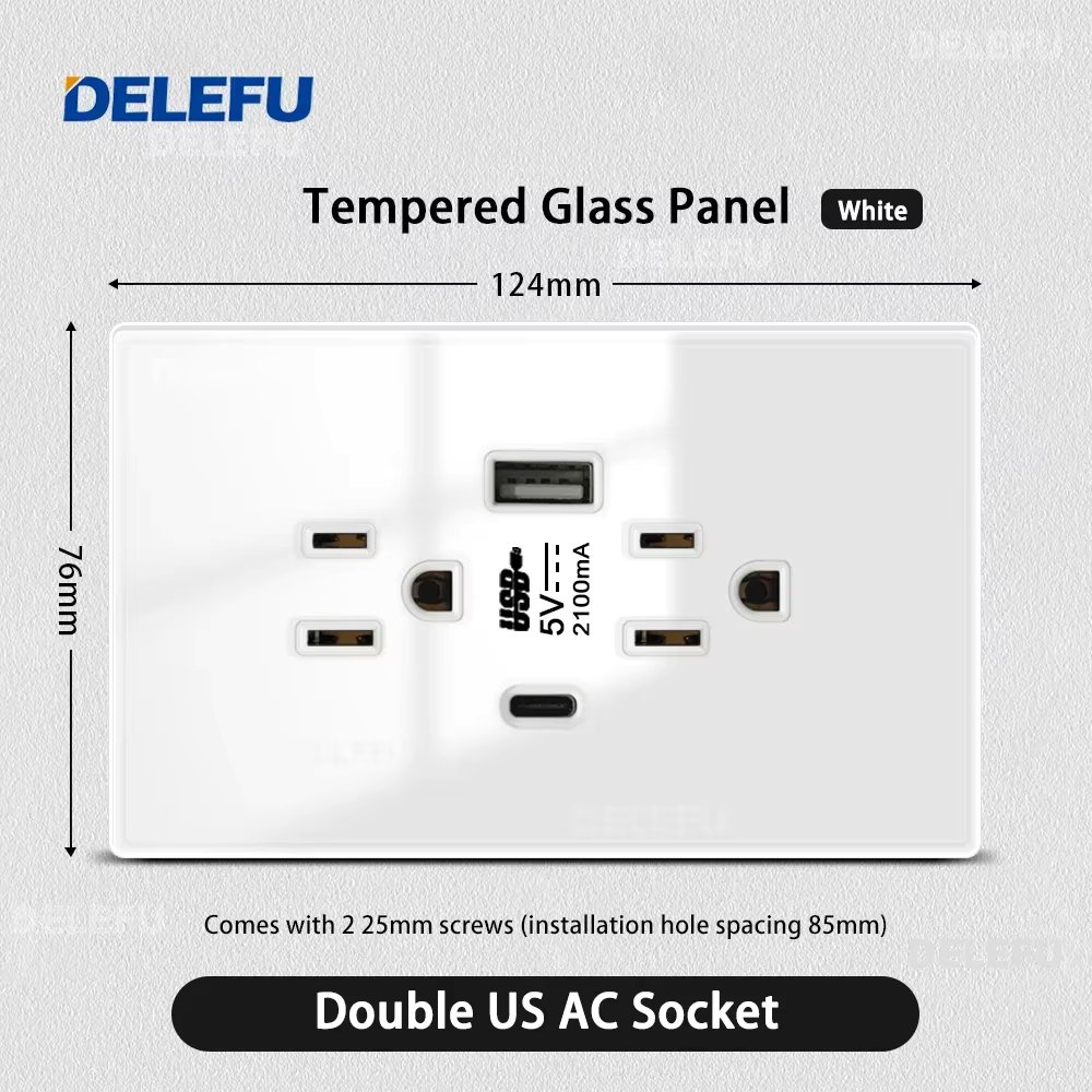 6-port US AC