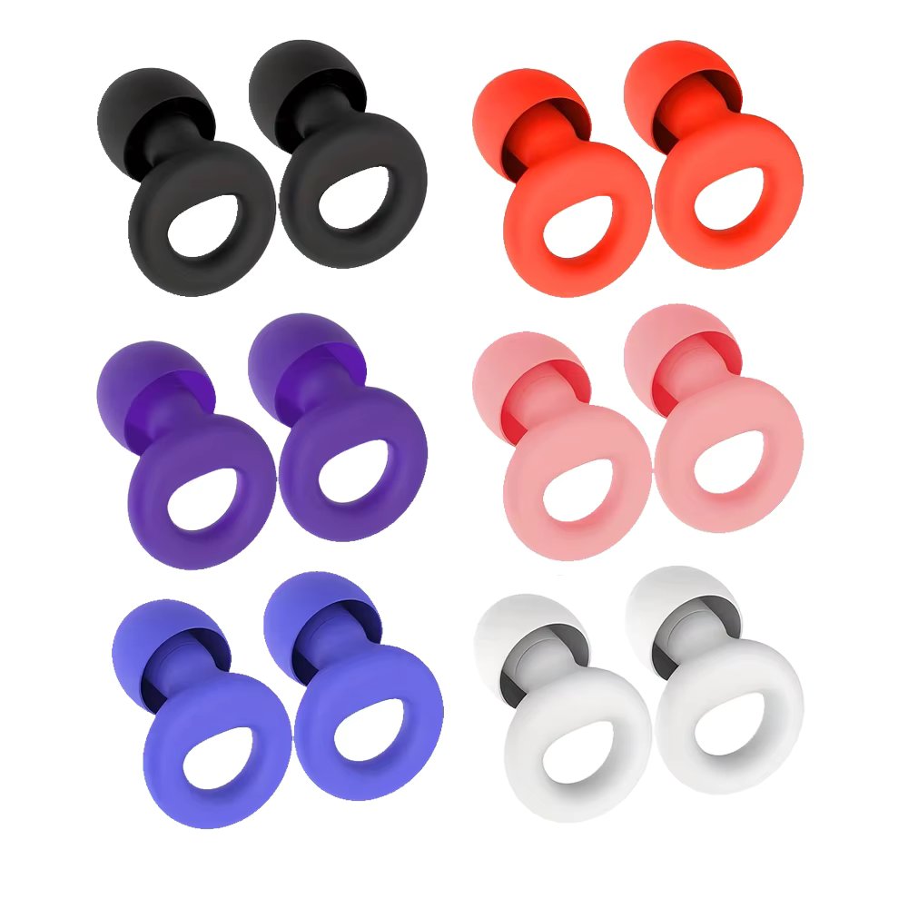 Concert Ear Plugs, High Fidelity Noise Cancelling Silicone Ear Plugs, Reusable Ear Plugs for Musicians, , Focus and Sleep