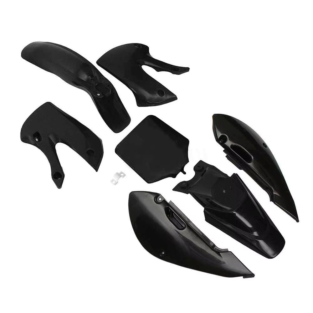 Motorcycle ABS Full Fairing Body Kits Mudguards Fenders for Kawasaki KLX 110 KX65 DRZ110 Dirt Pit Bike 2002-2013
