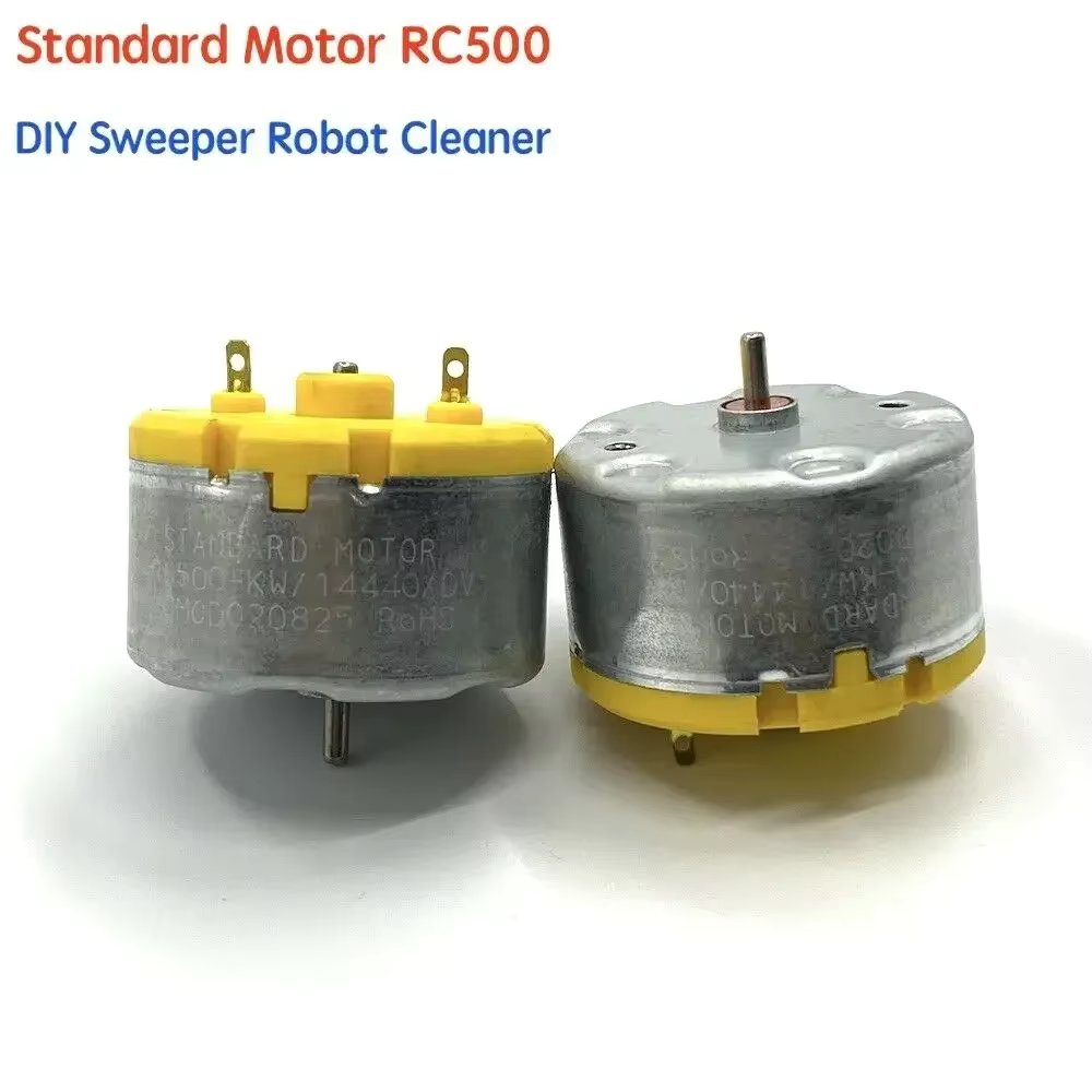 RC500-KN/KW 13500 14440 16260 DC6V 9V 12V Micro 32mm Round Electric Motor RC500 Standard Motor For Robot Cleaner Sweeper Machine