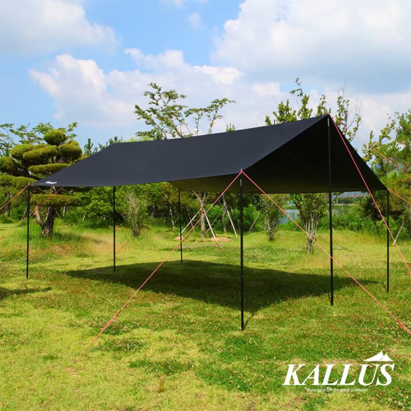 Black Coated Tarp 550*440] Kalustaff All Black durable Oxford material (can be shipped normal)