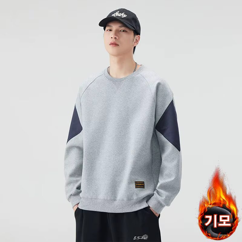 Trend In Men's Color Moisture Shirt with Man-to-Man Winter Loose Sweatshirt with Style Casual Ts3246