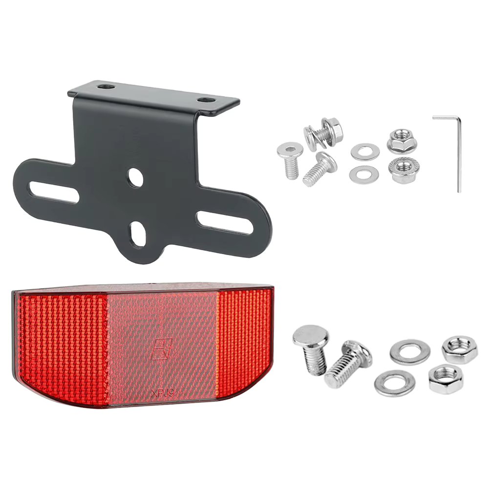 Bike Light Reflector Mount Stand L-Shaped Bicycle Light Reflector Stainless Steel Bolt Cycling Accessories for Night Cycling