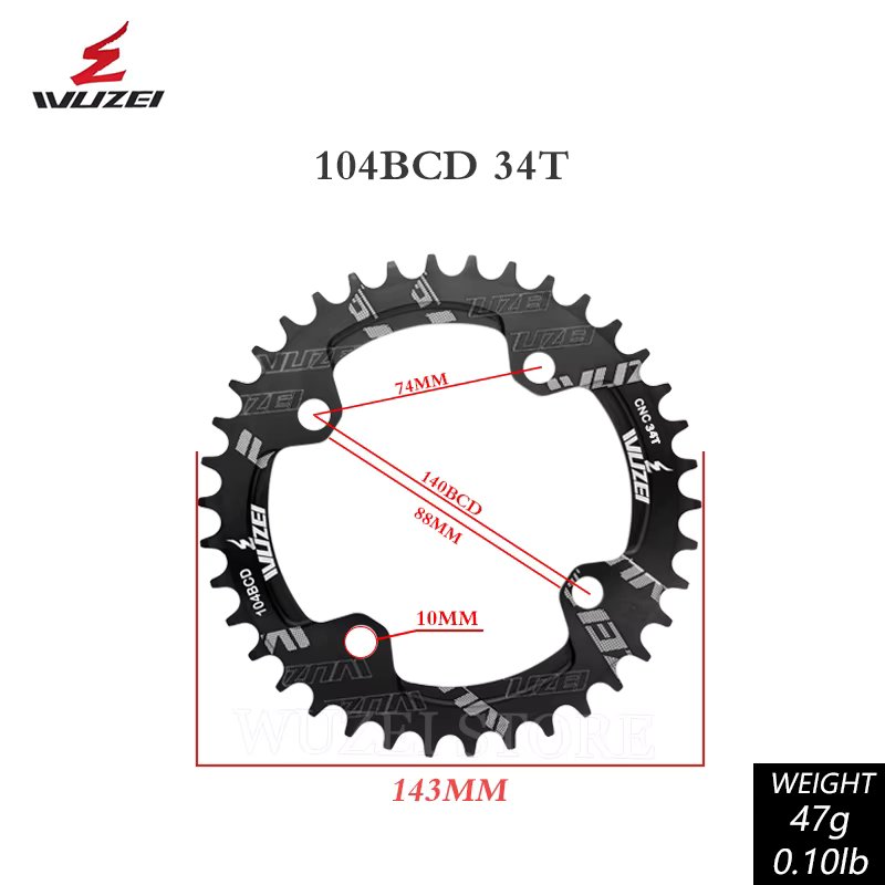 34T round