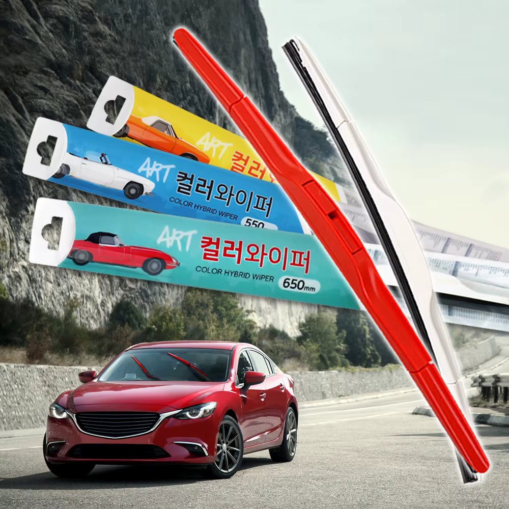 Mnoble Vehicle Color Wiper 1p Car Window Brush Car Consumables Rainwater Removal Supplies New Car Gift New Car Gift