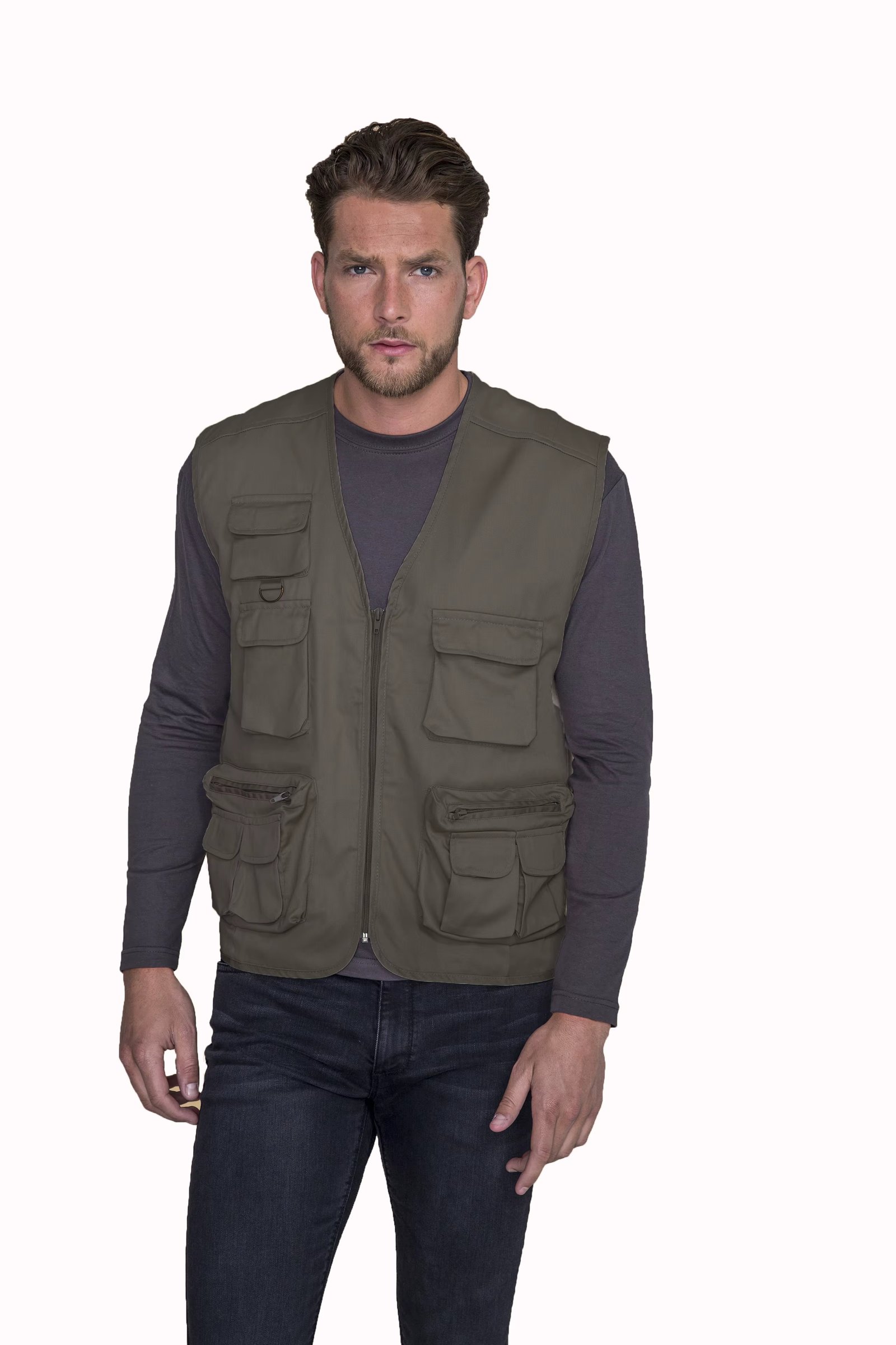 Wild model Unisex multipocket reporter vest
