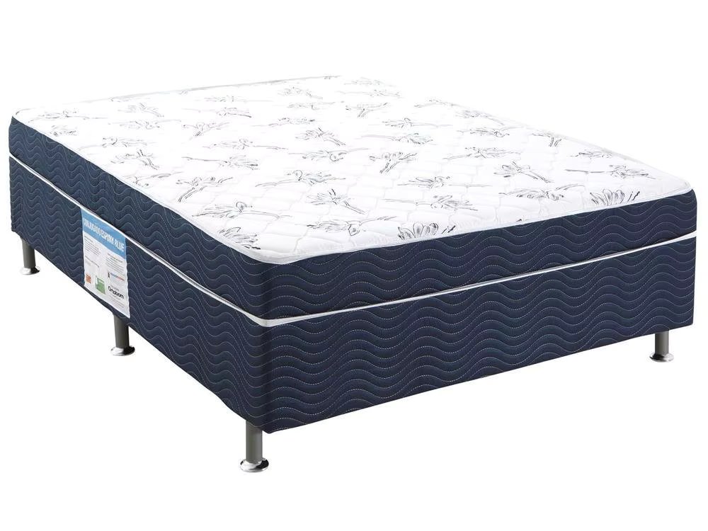 Bed Box Couple Orthobom Conjugated 43x138x188cm Physical Blue