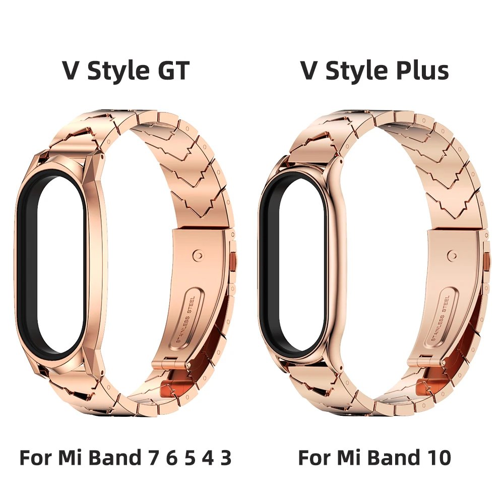 V Style Rose Gold
