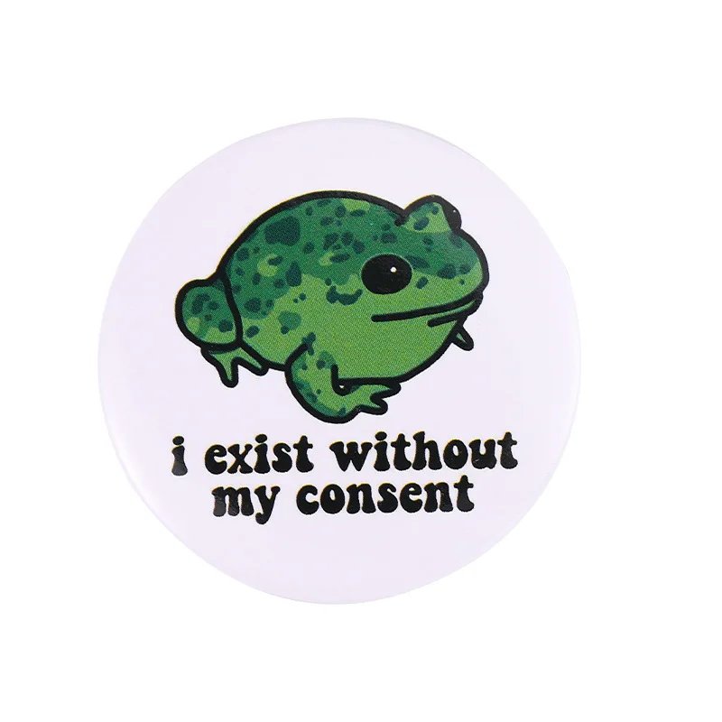 Circular Lapel Pins Cute Manga Enamel Badges Anime Metal Brooches For Women Friends Backpacks Art Hijab Avatar Clothing Jewelry