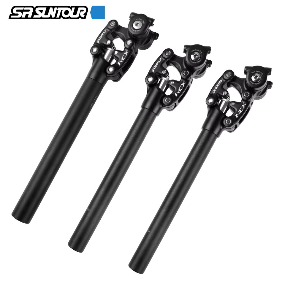 SR SUNTOUR NCX Bicycle Shock absorber Travel Seatpost 350mm*27.2mm/28.6/30.0/30.4/30.9/31.6/33.9mm Mountain Bike Seat Tube