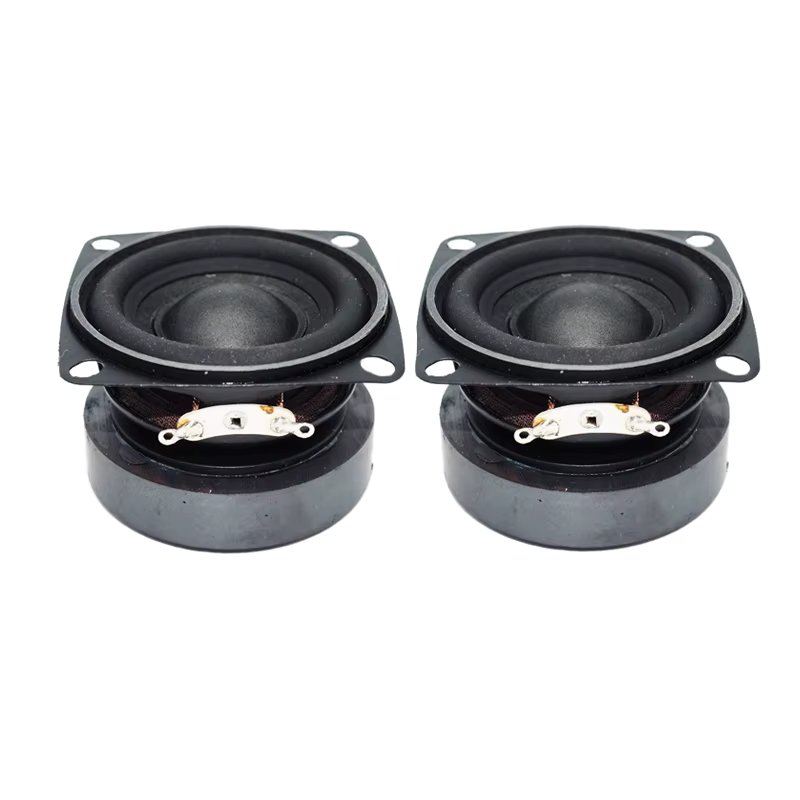 2Pcs Audio 53mm Portable Speakers 2 Inch Full Range 4 Ohm 15 W Loudspeaker DIY Sound Mini Subwoofer For BT Speaker Home Theater
