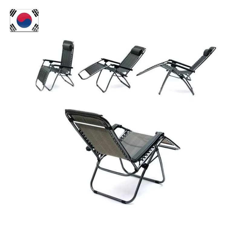 1-person field chair cliner mobile simple single folding bed camping