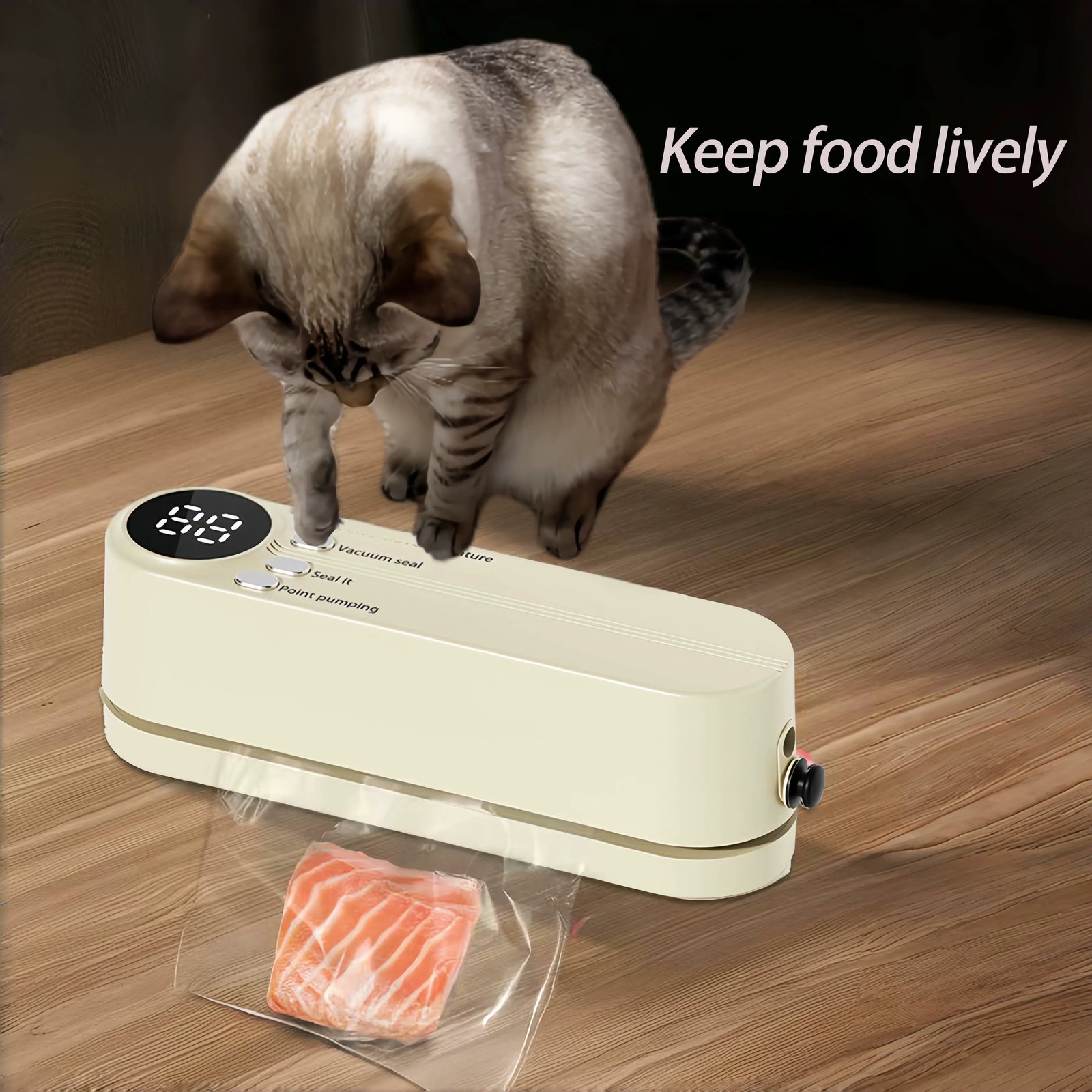 Small Size Big Power: The 3rd generation compact cordless design is 40% smaller than other handheld vacuum sealer and fits easil