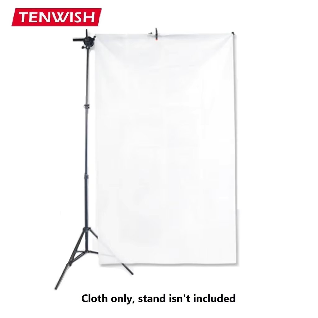 Tenwish 1.5x1m/2m/3m Diffusion Cloth Nylon Silk Seamless White Fabric for Light Modifier Strobe Softbox Photography Studio