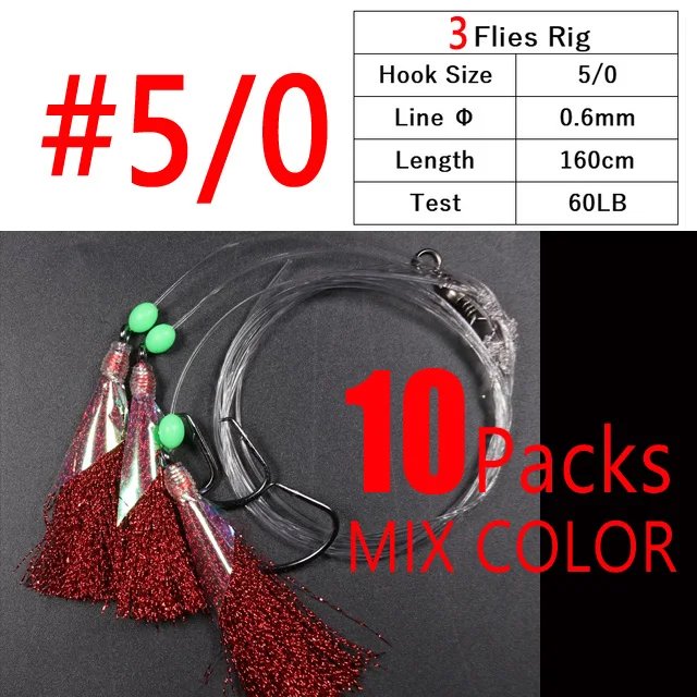 10packs 3 hooks 5l0