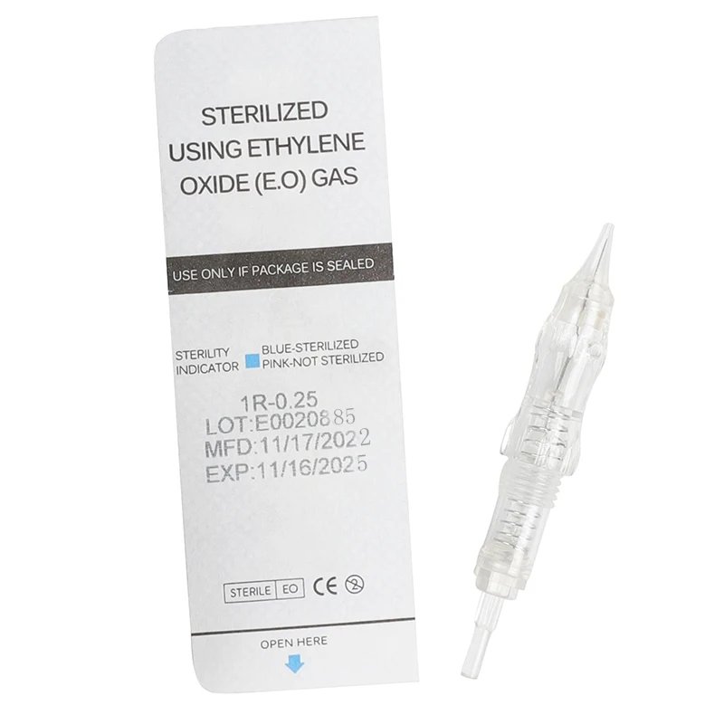 10/20/100pcs Screw permanent makeup needles professional tattoo cartridge needle for P300 PMU rotary machine needle 1R 3R 5R