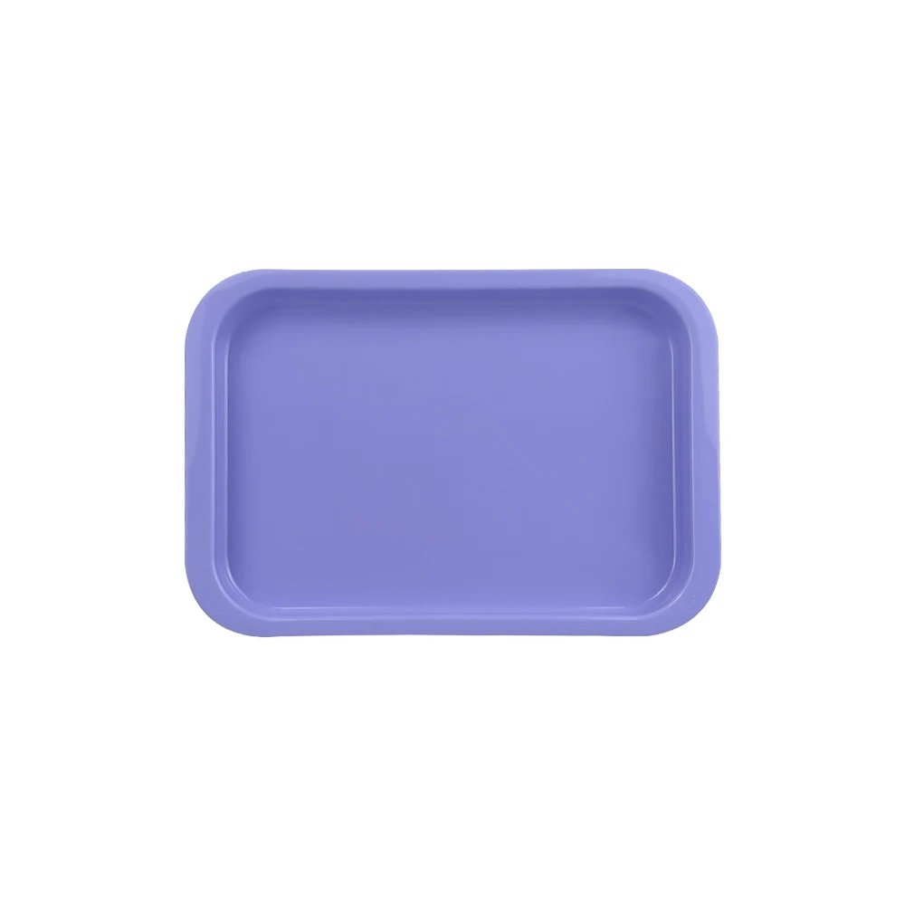 1Pcs Dental Lab Storage Box Colourful Plastic Work Tray Nail Art Equipment Container Dentistry Instruments Tool Organizer Plate