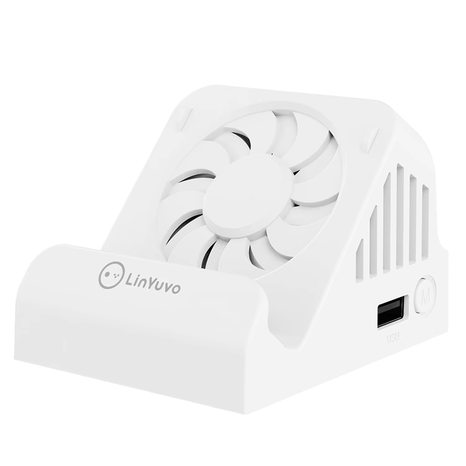 LinYuvo Portable Stand TV Projection Charging Dock for Switch, Cooling Fan Compact 4K HDMI Adapte with USB 3.0 Ports