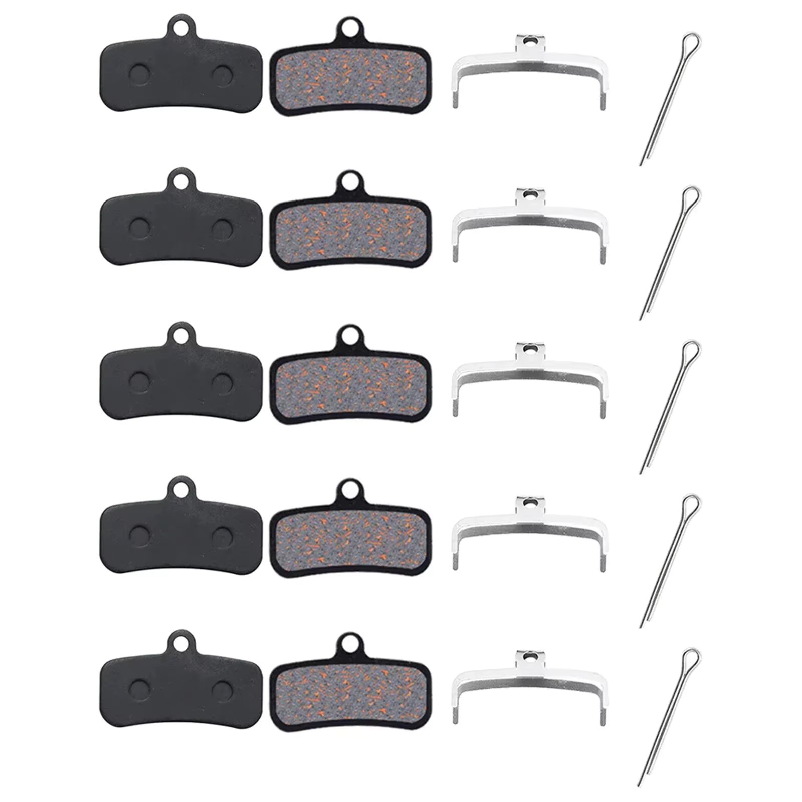 5 Pairs Of Bicycle Brake Pads For  D03S D02S Saint BR-M810 TK Cycling Organic Resin Disc Wholesale  Accessories