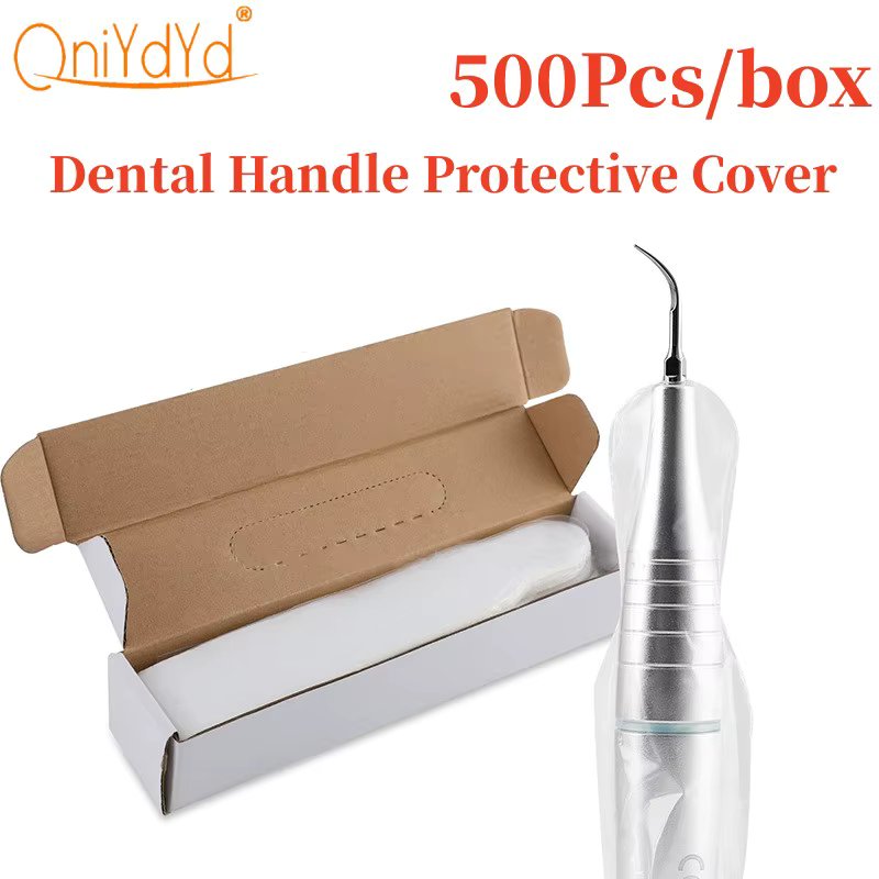 500Pcs/box Dental Handle Protective Cover  Disposable Scaler Handpiece  Sleeve Waterproof And Anti-pollution