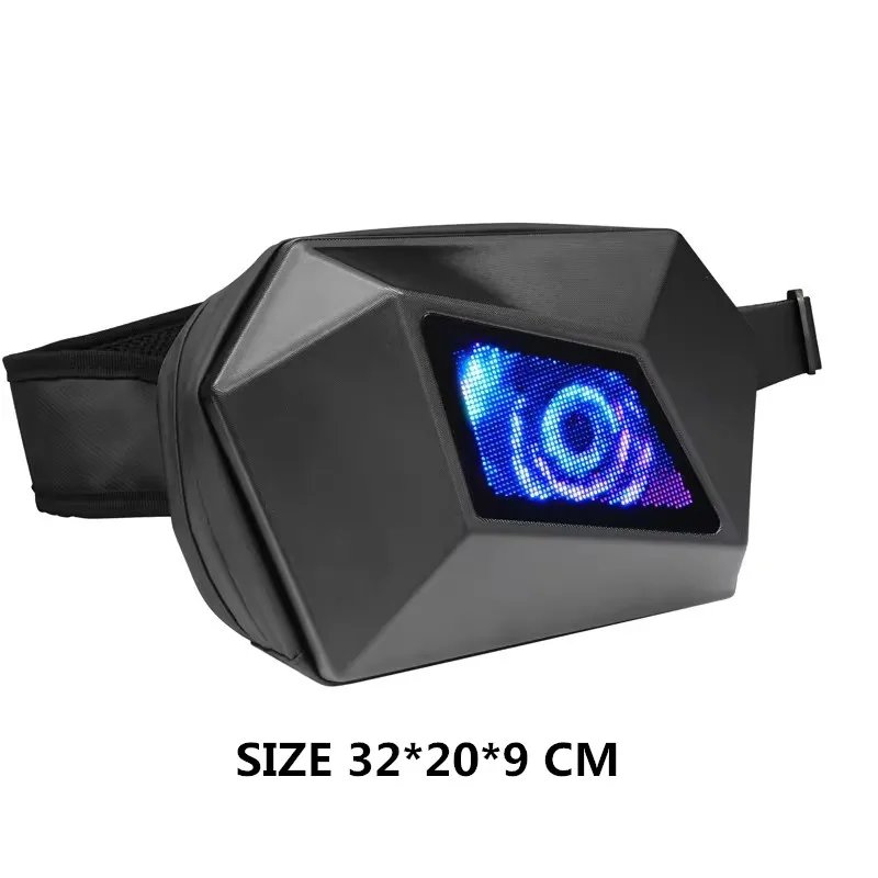 LED Knight Cycling Backpack with Eye Motorcycle Helmet Mochilas para motocicletas Waterproof Laptops Bags Saco Moto Schoolbag