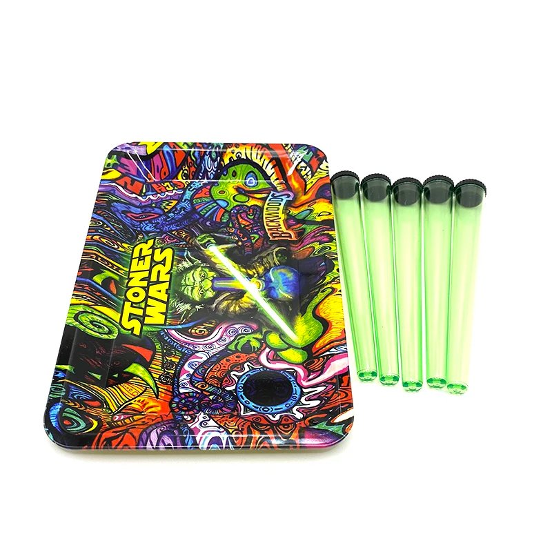 5pcs green tube