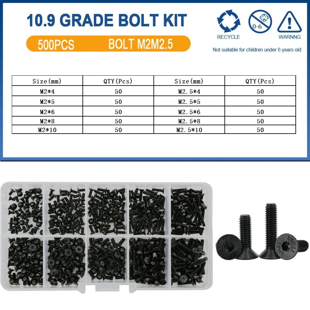 10.9 Grade Flat Head