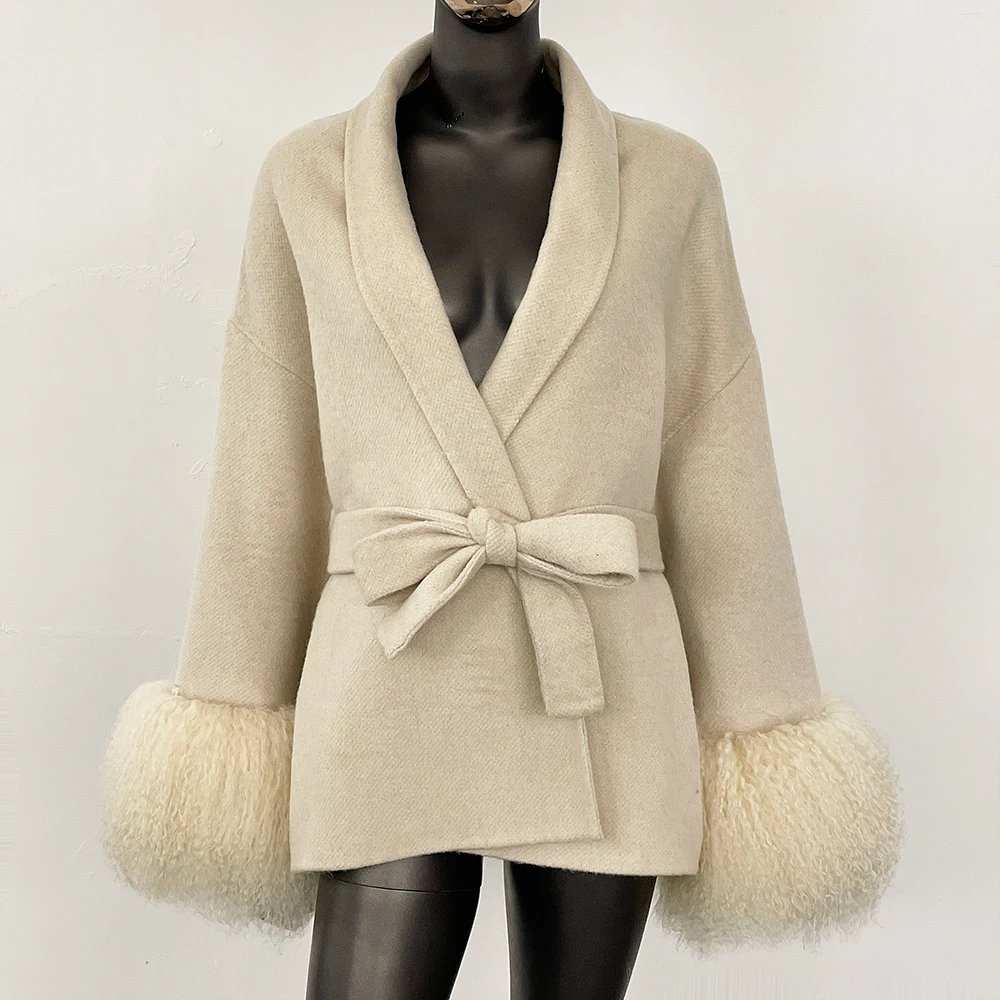 Beige short sheep