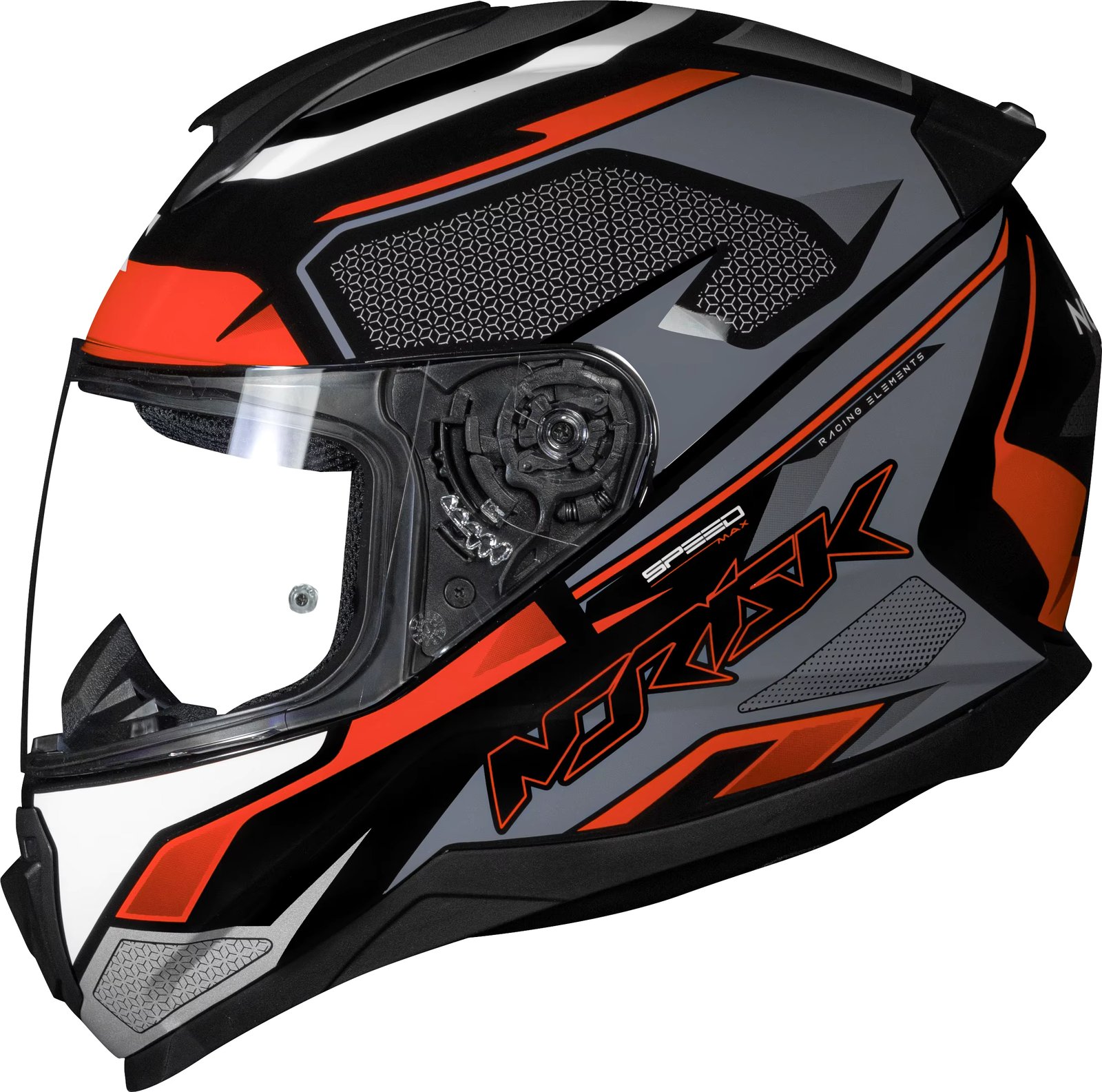 Norisk Speedmax Helmet Grey W/Orange