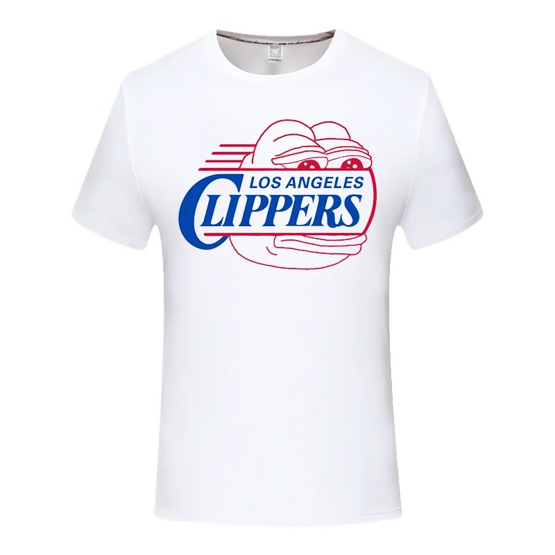 LA Clippers - white T-Shirt Fan Lob City Basketball Los Angeles funny Harajuku Tops t shirt Fashion Classic Unique t shirt modal