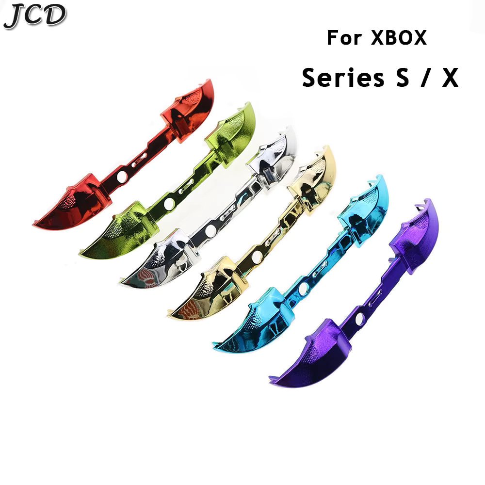 JCD For Xbox Series X LB RB Bumpers Chrome Triggers Buttons replacement For Xbox Series S controller repair