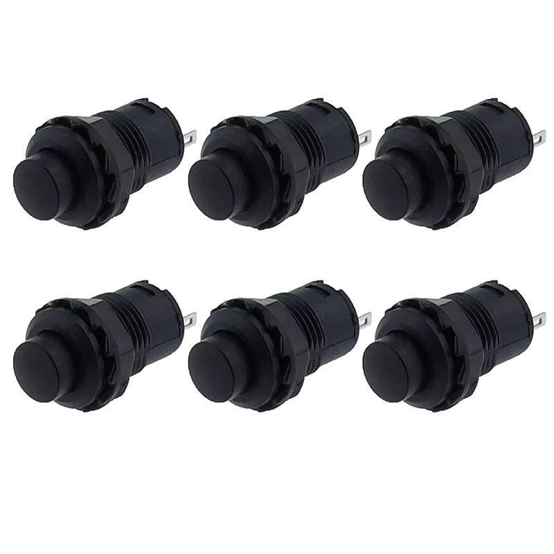6Pcs Black