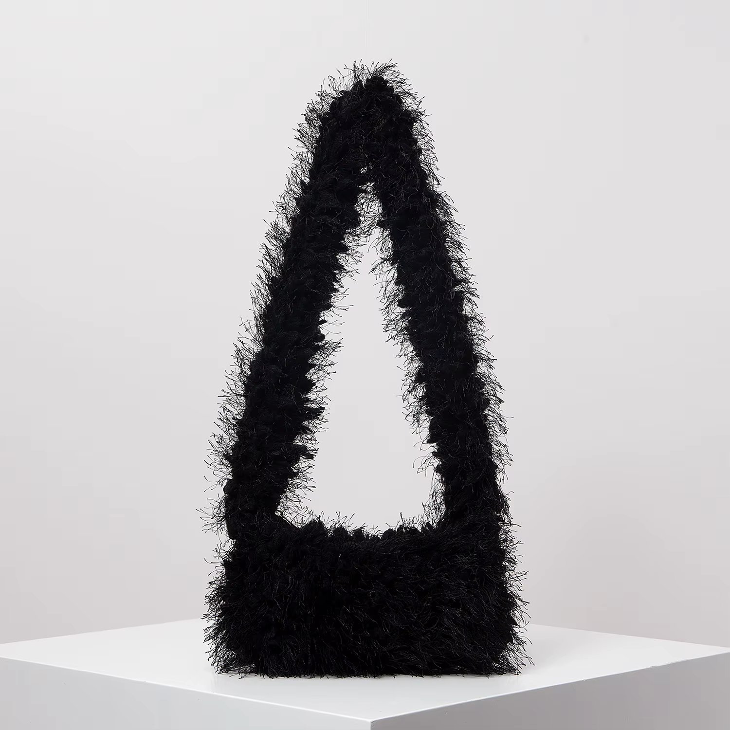 Solid Fluffy Soft Candy Color Satchel Bag, Autumn Y2K Style Women Shoulder bags, Vacation Travel Purse For Girls,Hobo Handbag