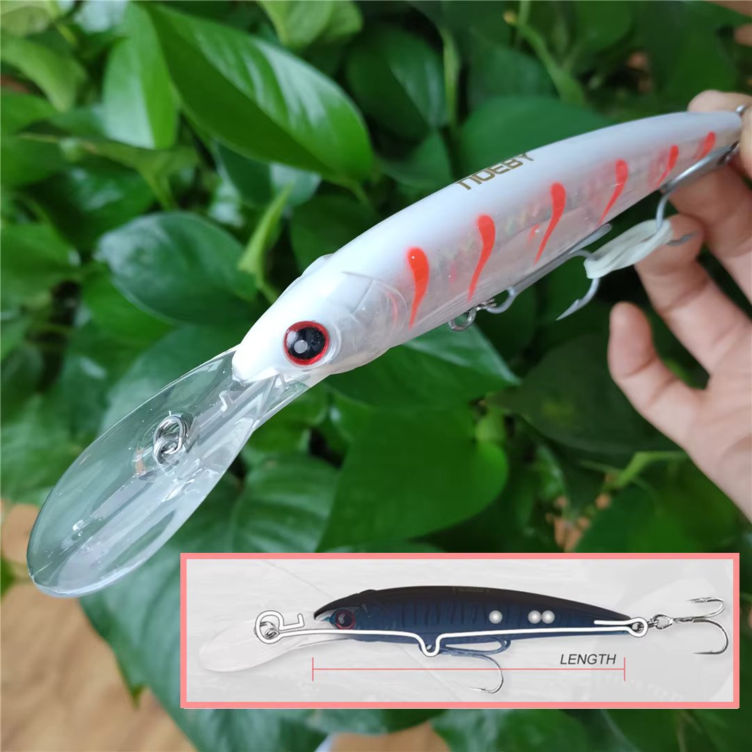 Noeby 1pc 16cm/73g 14cm/52g 12cm/32g Swimbait Fishing Minnow Lure Hard Artificial Bait Fishing Tackle minnow of wobbler