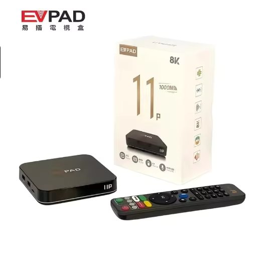 [Genuine]Evpad 11P 2025 tv box Android TV Box 4G64G best set top box hot in Korea Japan USA Singapore Canada UK Australia fm 10P