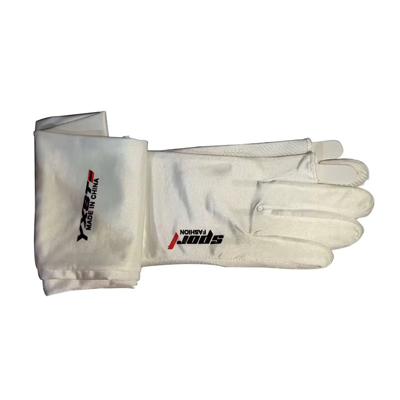 Men's Fishing Sunscreen Arm Sleeves Summer Ice Silk Elastic UV Protection Sleeves Gloves Outdoor Cycling Sleeves