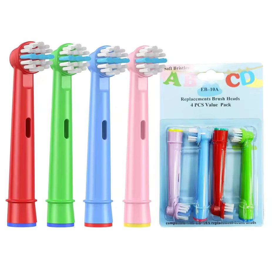 Kid's Replacement Brush Heads Stages Power EB10 Soft Brush Refills for Oral B Children Electric Toothbrush 3 Years Old+