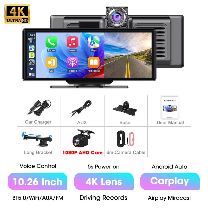 4K DVR-6m Rear Cam